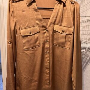 Express Tan Blouse
